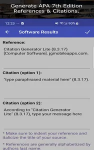 Citation Generator Lite screenshot 0