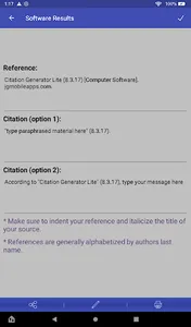 Citation Generator Lite screenshot 11