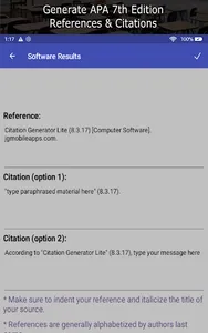 Citation Generator Lite screenshot 4