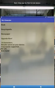 MLA Generator screenshot 8