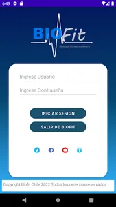 Biofit screenshot 2