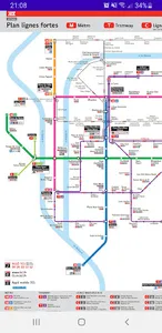 Carte Metro Lyon Plan screenshot 1