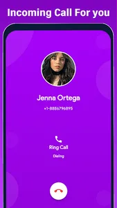 Jenna Ortega fake call video screenshot 3
