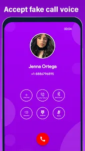 Jenna Ortega fake call video screenshot 4