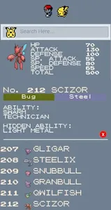Pokedex screenshot 1