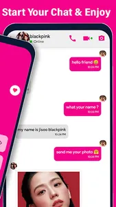 Jisoo Blackpink Video call screenshot 1