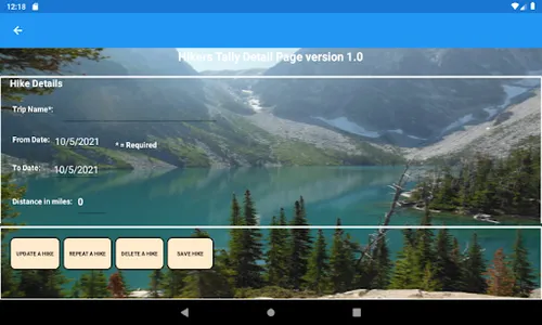 Hikers Tally screenshot 10