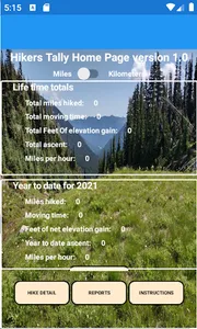 Hikers Tally screenshot 6