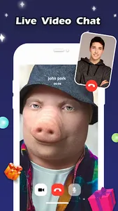 fake call video with John Pork screenshot 1