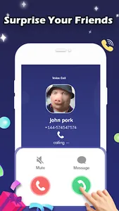 fake call video with John Pork screenshot 2