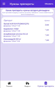 Выдача препаратов в eHealth screenshot 1