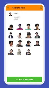 Jungkook WAStickerApps screenshot 3