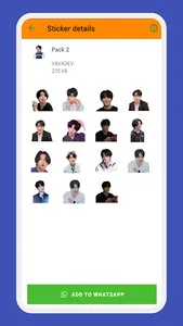 Jungkook WAStickerApps screenshot 4