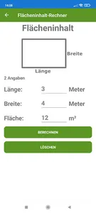 Rechner GaLa-  und Tiefbau screenshot 3