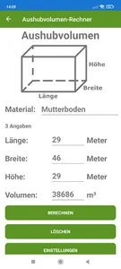 Rechner GaLa-  und Tiefbau screenshot 9