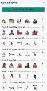 Stickers de Karol G screenshot 17