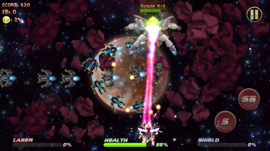 Gunkaiten - MilkyWay Combats screenshot 12