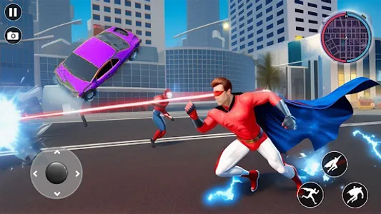 Flying Superhero Rescue City screenshot 0