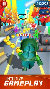 Subway Fall Hero Guys Run Rush screenshot 13