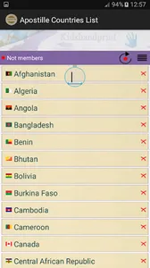 Apostille Countries List Pro screenshot 1