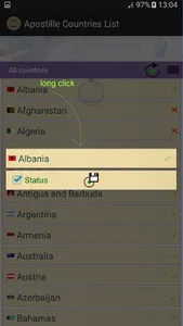 Apostille Countries List Pro screenshot 2