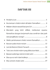 Hukum Seputar Shalat Tarawih screenshot 1