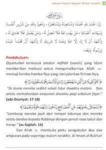 Hukum Seputar Shalat Tarawih screenshot 2
