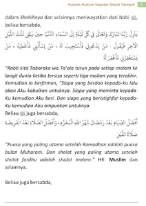 Hukum Seputar Shalat Tarawih screenshot 3