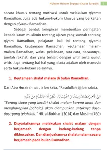 Hukum Seputar Shalat Tarawih screenshot 5