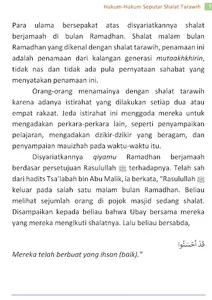 Hukum Seputar Shalat Tarawih screenshot 6