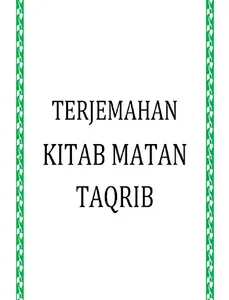 Terjemahan Kitab Matan Taqrib screenshot 0