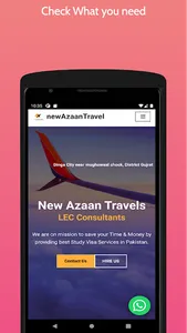New Azaan Travel LEC Consult screenshot 5