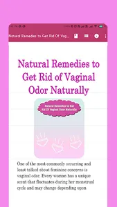 Natural Remedies for Vaginal O screenshot 1