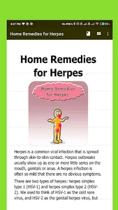 Home Remedies for Herpes screenshot 1