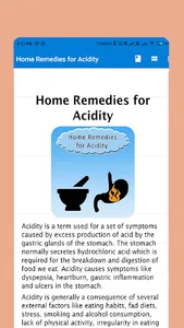 Home Remedies for Acidity screenshot 1