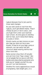 Home Remedies for Stretch Mark screenshot 2