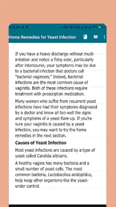 Home Remedies for Yeast Infect screenshot 15