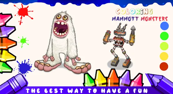 Mammott Monsters Coloring game screenshot 13