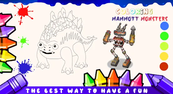 Mammott Monsters Coloring game screenshot 7
