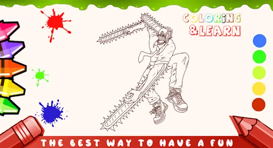 Chainsaw Man - Coloring Game screenshot 14