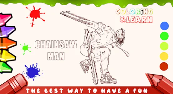 Chainsaw Man - Coloring Game screenshot 15