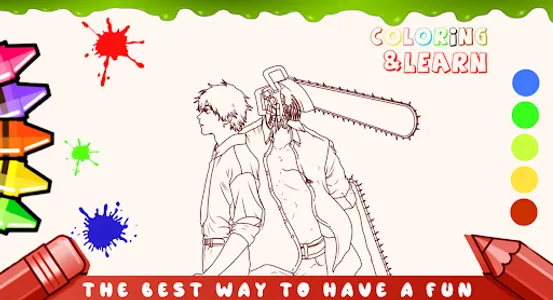 Chainsaw Man - Coloring Game screenshot 4