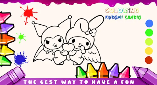 Kuromi Sanrio - Coloring Book screenshot 8