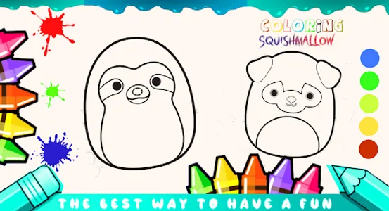 Squishmallow - Coloring Book screenshot 0