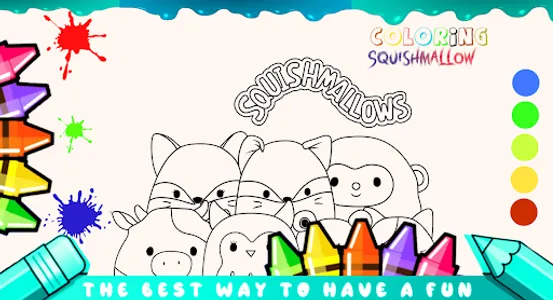 Squishmallow - Coloring Book screenshot 2