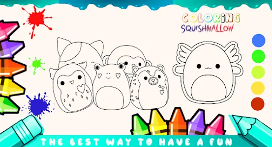 Squishmallow - Coloring Book screenshot 3