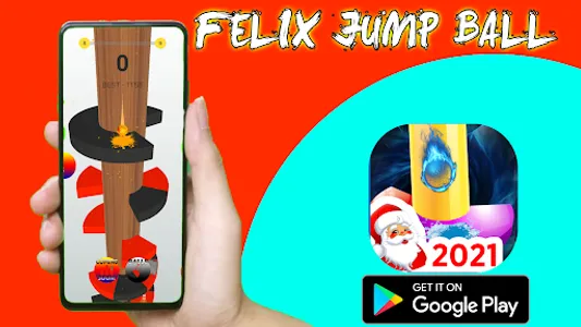 Felix Jump Ball - Bounce screenshot 2