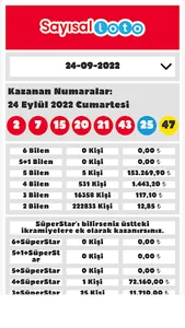 Şans Oyunları Sonuçları screenshot 0