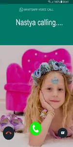 Nastya Call NOW : Fake Call 20 screenshot 3