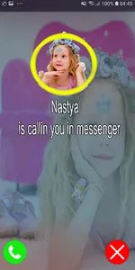 Nastya Call NOW : Fake Call 20 screenshot 9